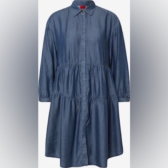 HUGO by Hugo Boss Chambray Dress - Picture 3 of 12